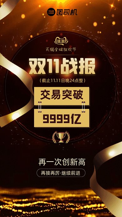 双11战报GIF动态海报