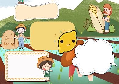 珍惜粮食手抄报模板版面设计