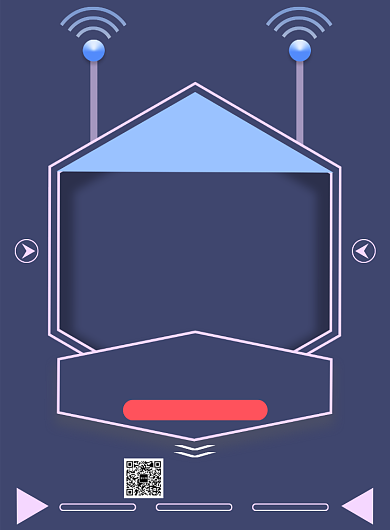 创意时尚玩具促销印刷海报背景