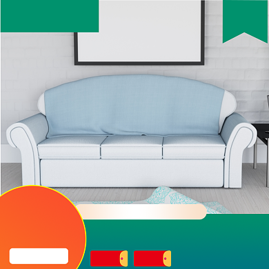 家装节沙发直通车主图背景