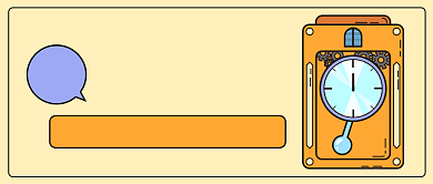 黄色卡通设计坞专场全民疯抢公众号首图背景