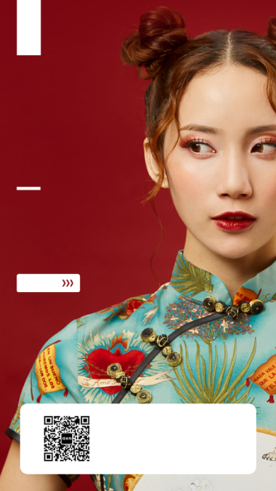 秋季新品女装手机海报背景