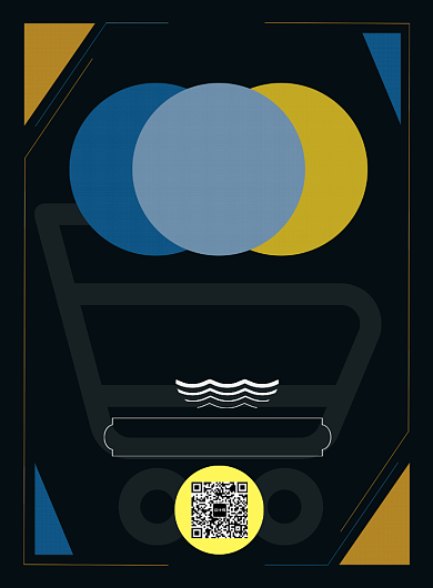 时尚黑色星期五欢乐购印刷海报背景