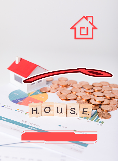 创意房产中介印刷海报背景