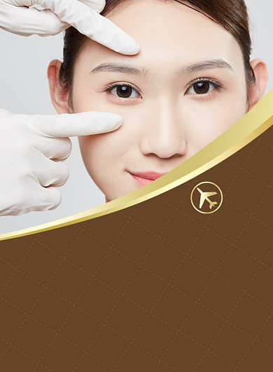 大气简洁韩式双眼皮海报背景