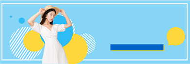 几何打折促销女装竞品淘宝banner背景