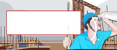 插画风高温预警配图微信公众号素材图片背景