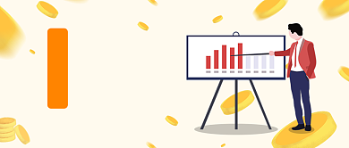 扁平股票讲堂公众号首图背景