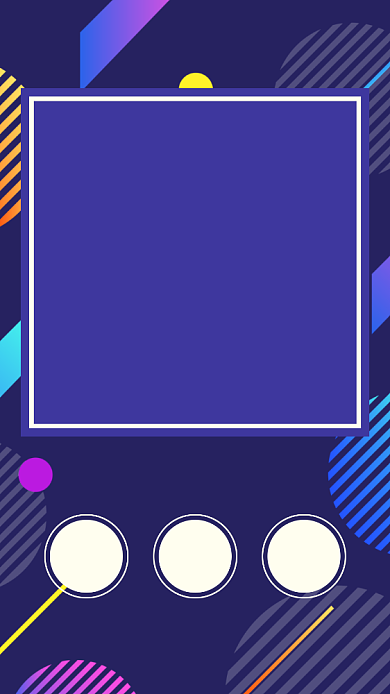 紫色开业促销手机海报模板设计背景