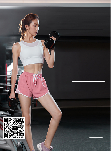 全民健身会所海报背景