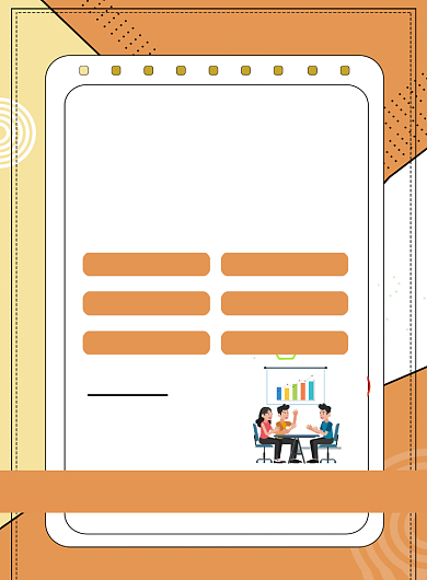 橙色简约微商招募招聘海报背景