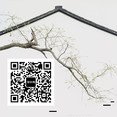 古风典雅新媒体二维码背景