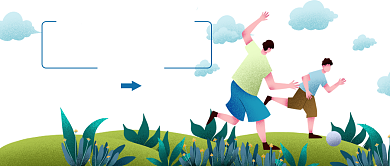 一起来运动简洁风健身运动宣传图微信公众号素材图片背景