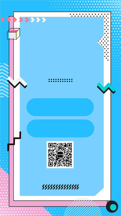 校园招聘创意简约几何海报背景