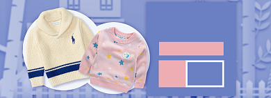 天猫童装限时优惠折扣淘宝banner背景