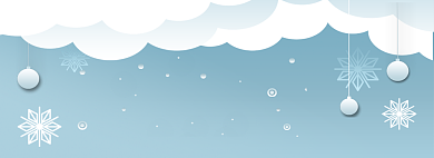 清新圣诞节快乐淘宝电商促销banner背景