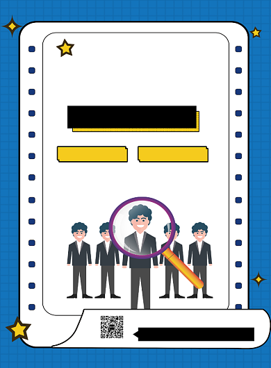 蓝色创意我们在找你招聘海报背景