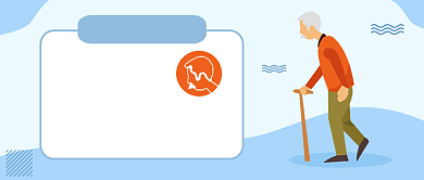 扁平老人福利院公众号首图背景