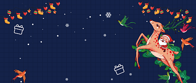 圣诞大促来啦公众号首图背景