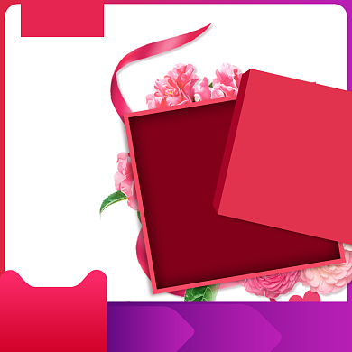 清新38女王节商品促销主图图标背景