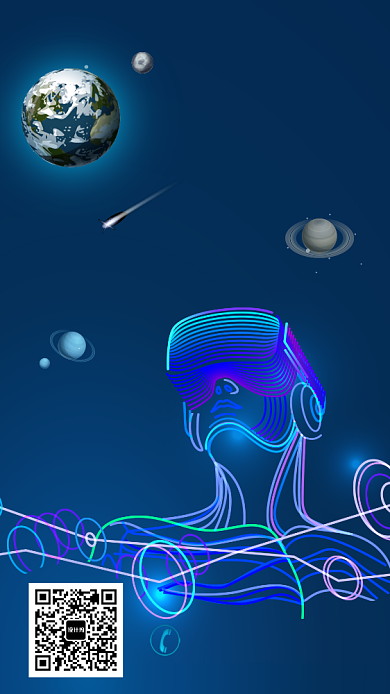 VR体验馆势不可挡开馆活动宣传海报背景