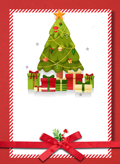 简约圣诞节派礼促销宣传海报背景