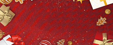 圣诞快乐红色50元优惠券背景