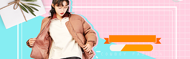女装狂欢特惠海报banner背景