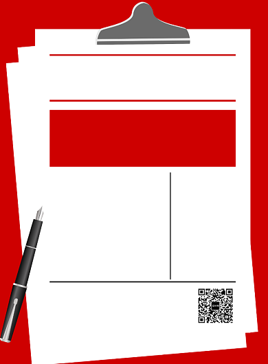 红色简洁创意寻人启事招聘海报背景