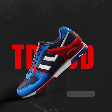 潮本无界时尚运动鞋淘宝直通车图片背景