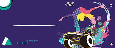 滑板培训公众号首图背景