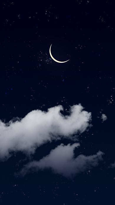 创意夜空手机壁纸海报背景