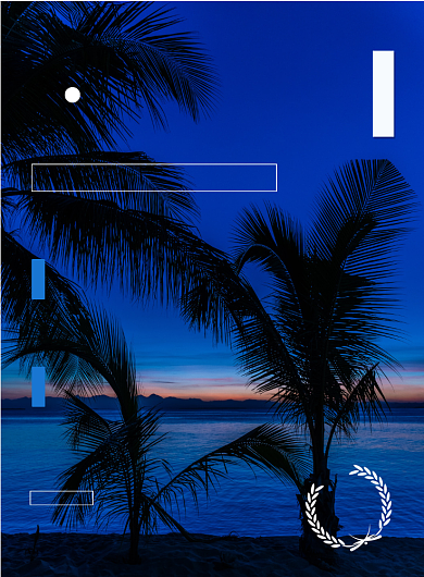 国外游澳大利亚海边度假旅游印刷海报背景