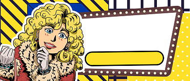 黄色醒目新年全城攻略公众图首图背景