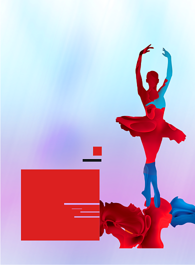 时尚抽象舞蹈社印刷海报背景