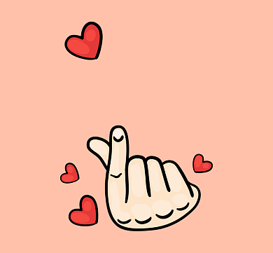 粉色有爱大声说出来爱心朋友圈封面背景