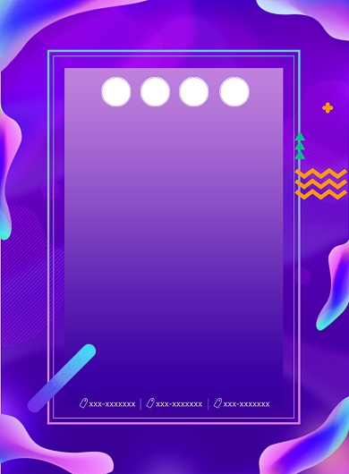 渐变大气双十一倒计时广告印刷海报模板背景