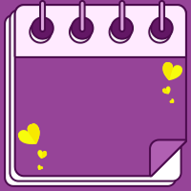 春招紫色新媒体次图背景