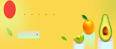 鲜果狂欢生鲜节促销首图背景