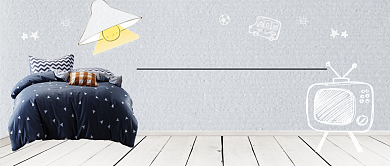 简约清新文艺租房地产广告微信公众号素材图片背景