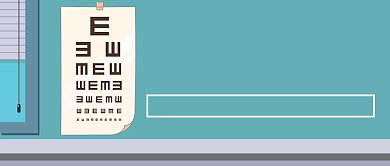 视力矫正训练创意公众号首图背景