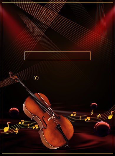 小提琴乐器培训宣传广告印刷海报背景