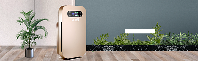 淘宝天猫促销空气净化器banner背景