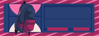 双肩包电商淘宝banner图背景