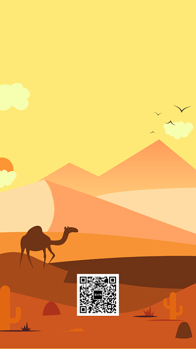 创意简约插画风防止干旱手机海报背景