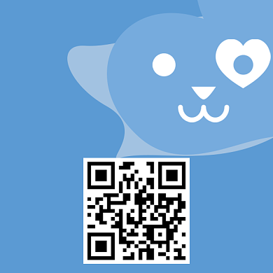 宠物店二维码背景