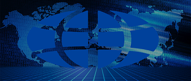 深蓝金融科技5G对生活的影响首图背景