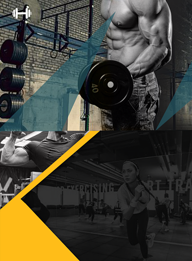 运动健身宣传海报背景