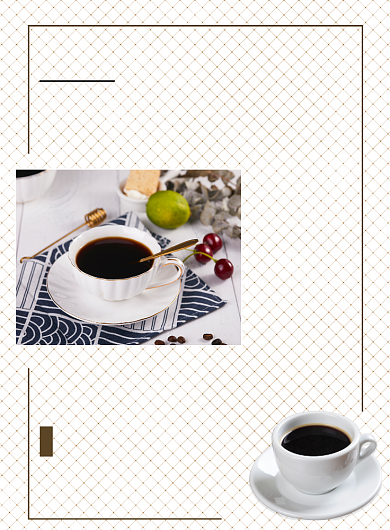 简约摄影图咖啡时光餐饮印刷海报背景