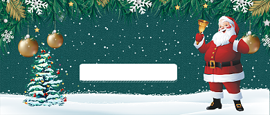 快乐圣诞节圣诞老人首图背景